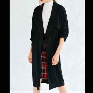 UNIF DRAPEY DOLEMAN TRENCH COAT blazer XS